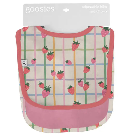 Berry Patch Strawberry Bib Set