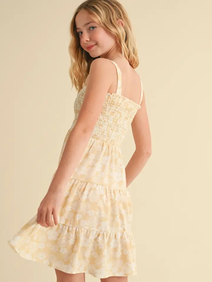 Smocked Tiered Short Dress