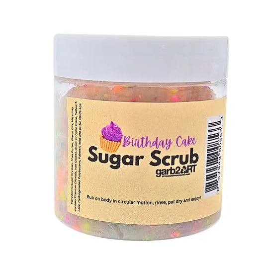 Sugar Scrub Birthday Cake