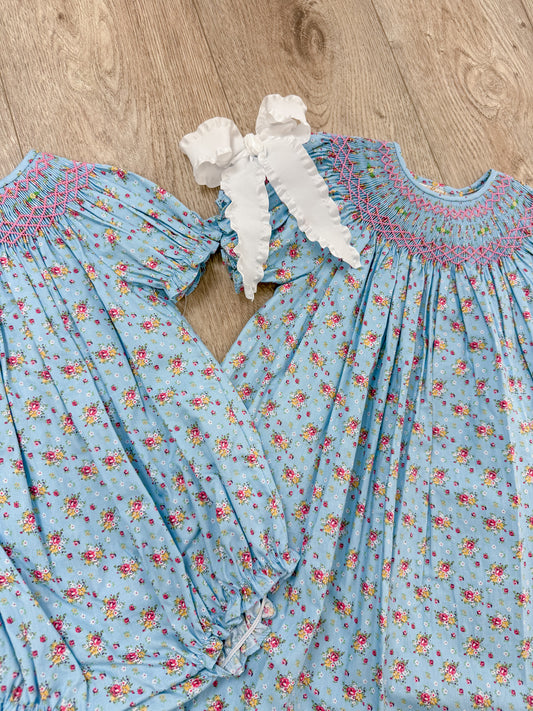 Bishop Smocked In Blue Bubble