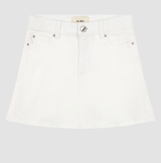 White Jenny Mini Skirt