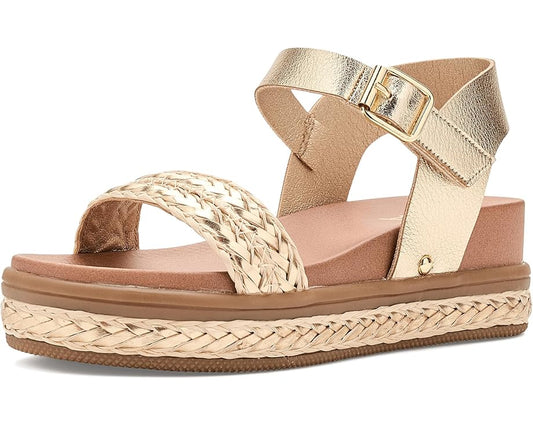 Buffy Natural/Gold Mia Sandal