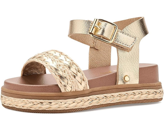 Lil Buffy Natural/Gold Mia Sandal