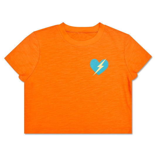 Boxy Tee , Lightning Heart