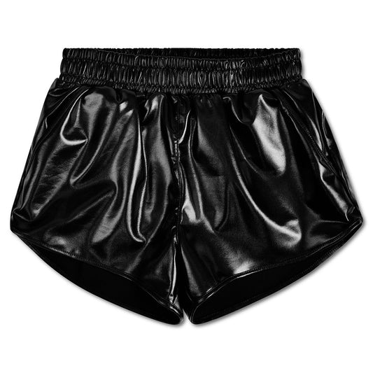 Metallic Shorts , Black