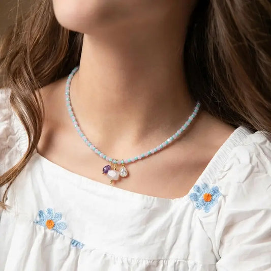 Cluster Beaded Necklace