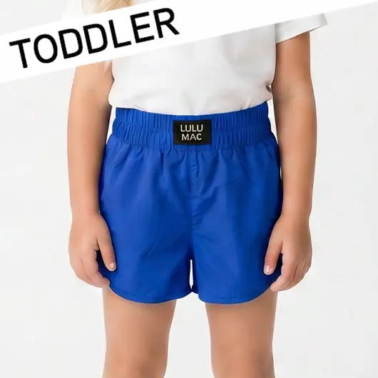 Lulu Mac Toddler Shorts, Royal