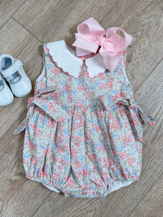 Tilly Floral Bubble With Side Bow