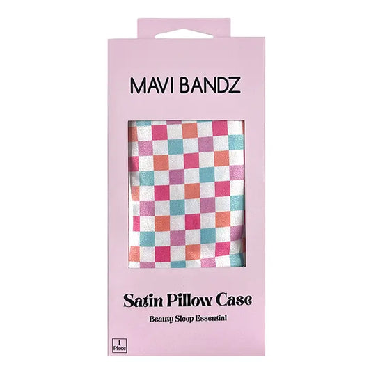 Satin Pillowcase Anti Frizz , Check