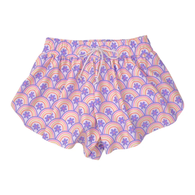 Butterfly Shorts, Rainbow Retro
