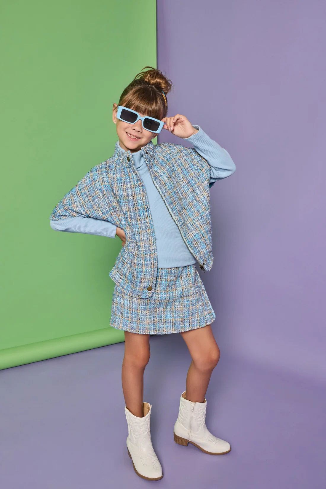 Mini Skort - Turin Tweed