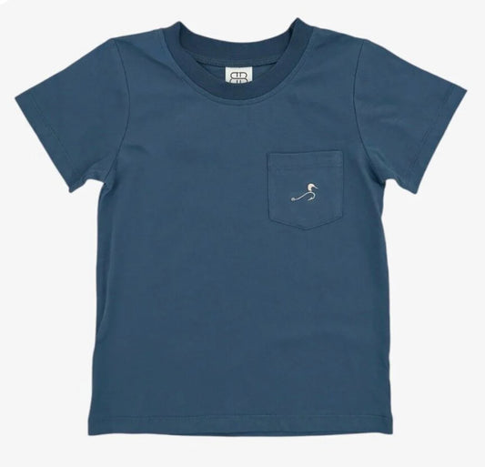 Tucker Pocket Tee, Lake Blue