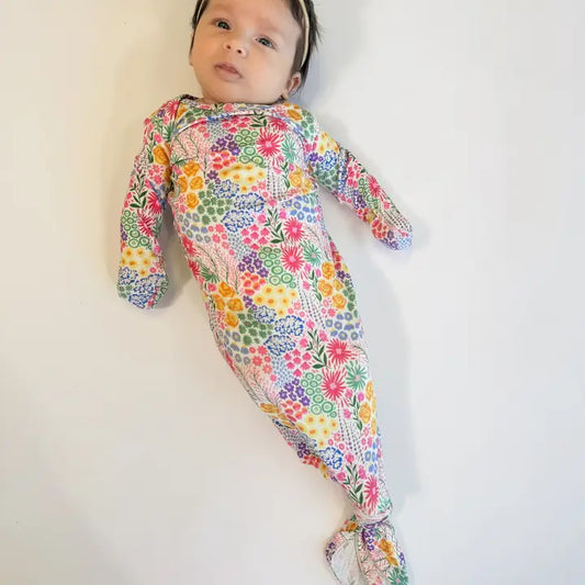 Knotted Gown , Flower Fields