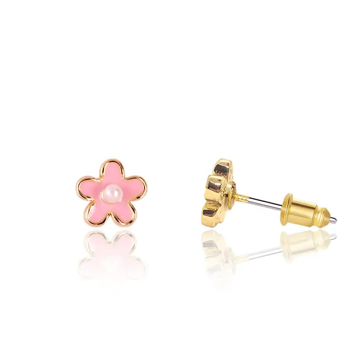 Stud Earrings , Flower