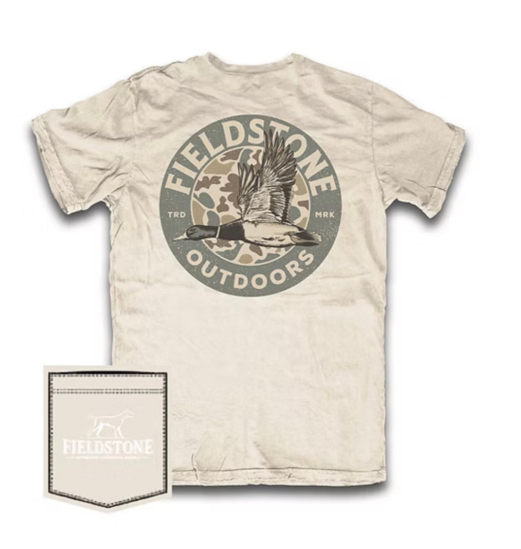 Ivory Fieldstone Mallard Shield Tee