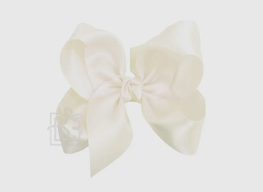Satin Bow 4.5 , Antique White