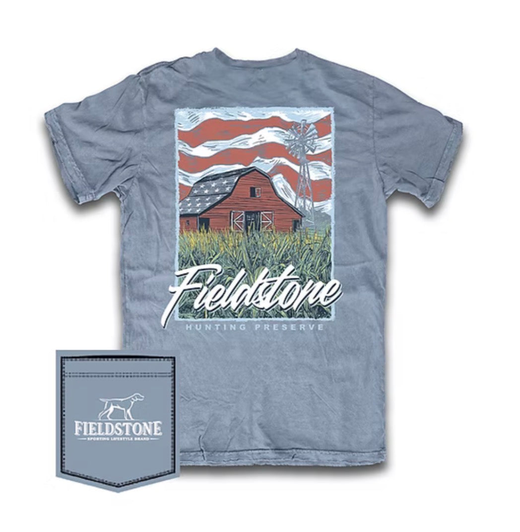 Saltwater American Barn Tee