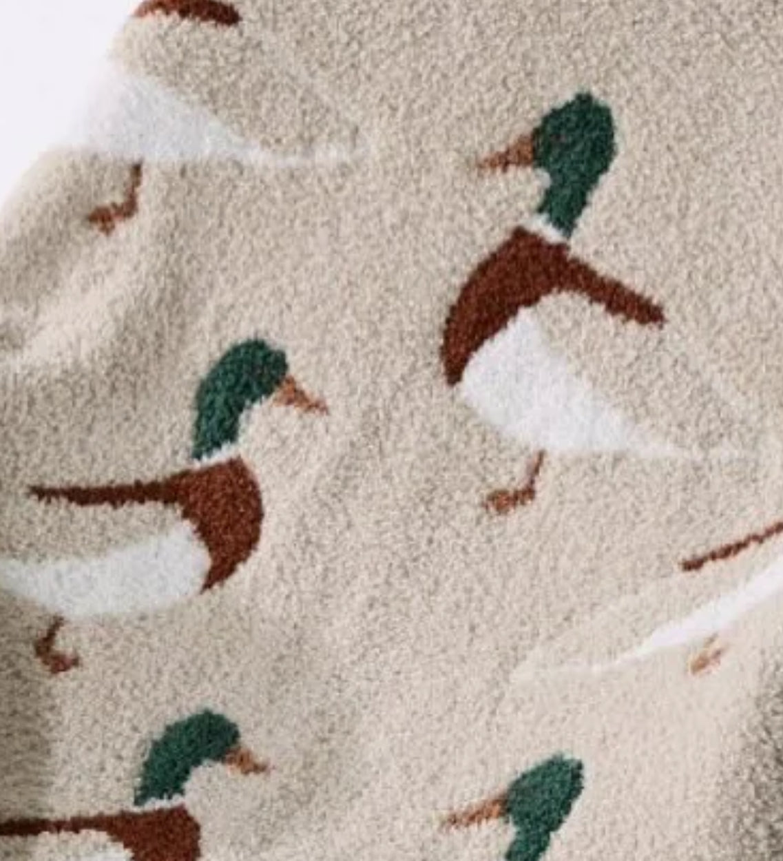 Simple Mallard Chenille Blanket