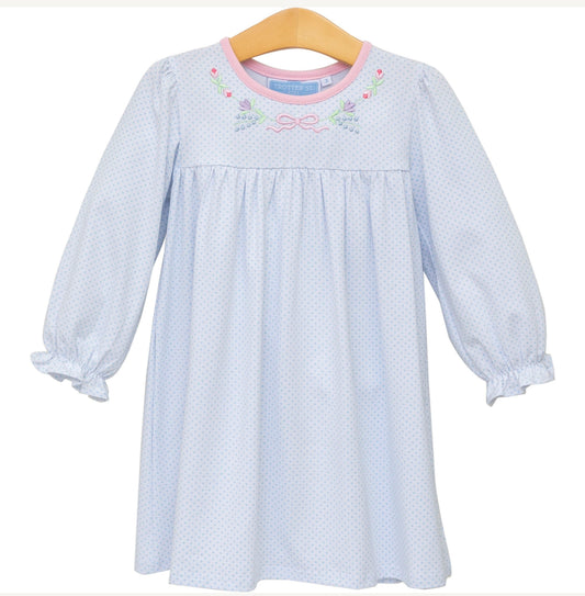 Floral Embroidery Dress