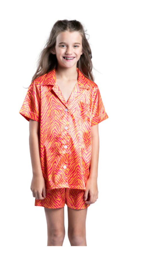 Born to Be Wild Satin Pajama Set