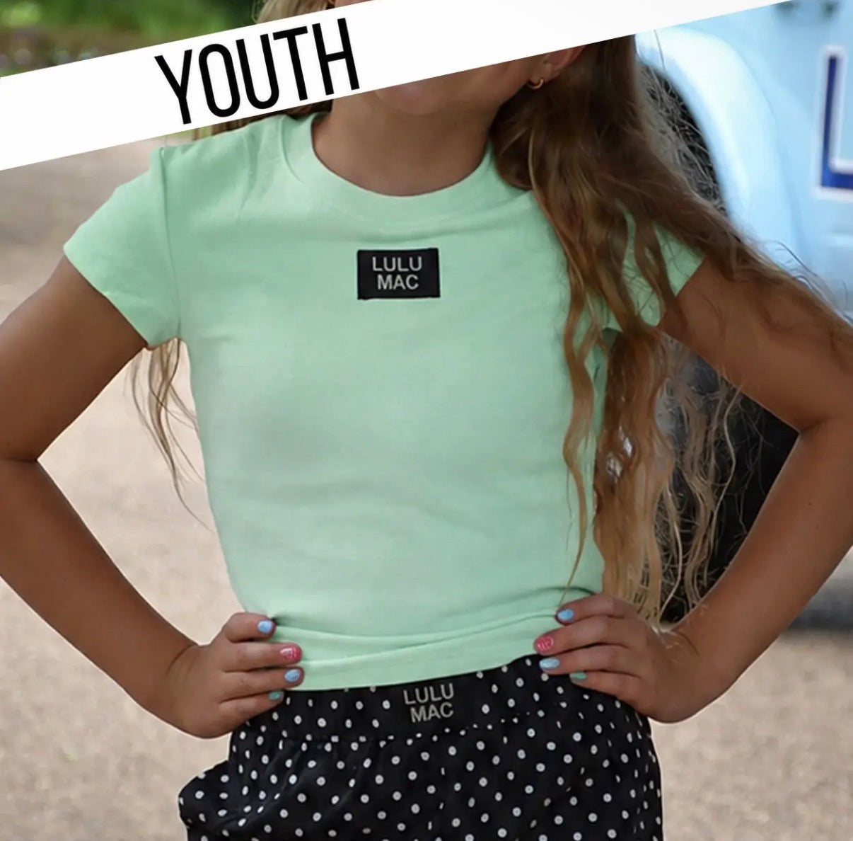 Youth Baby Doll LULU MAC Top, Mint