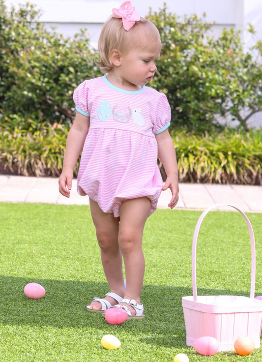 Bunnies and Baskets Bubble-Pink