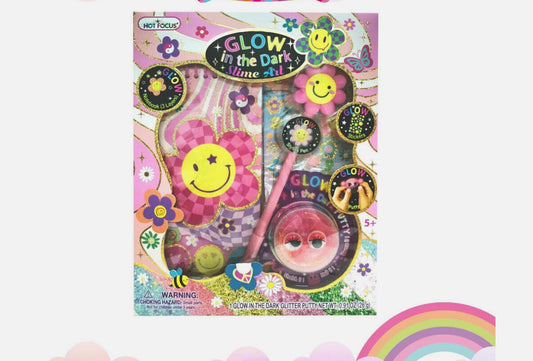 Glow In The Dark Slime Art, Groovy Flower