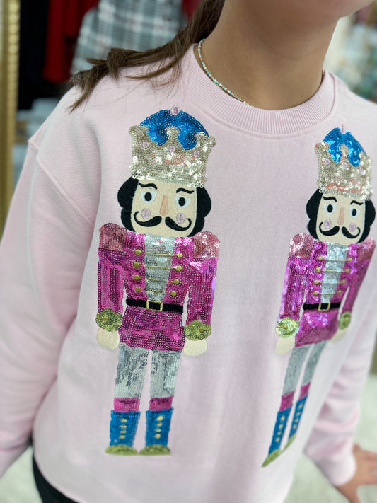 Sequin Nutcracker Sweatshirt