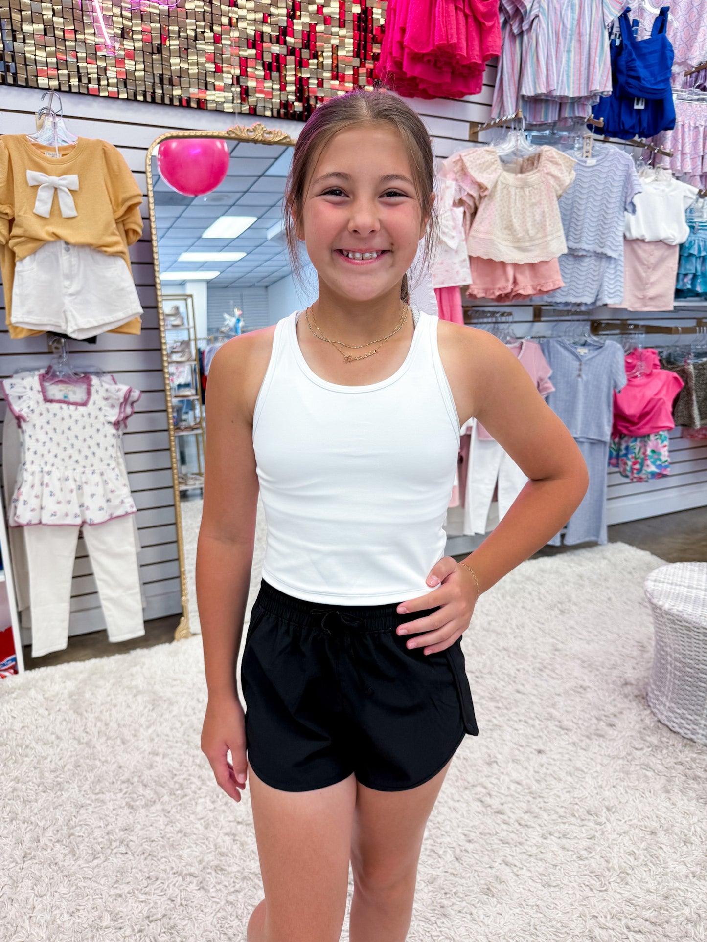 Black Running Shorts
