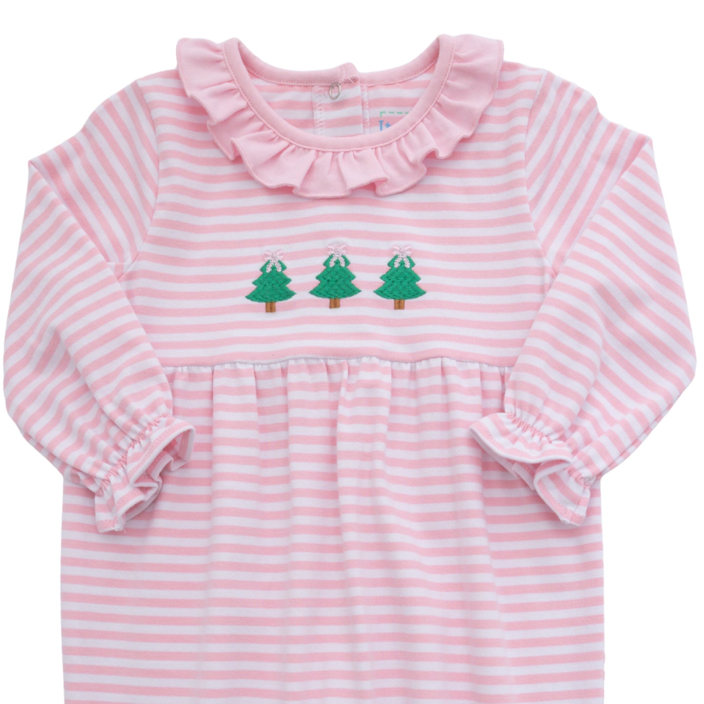 Christmas Tree Ruffle Romper