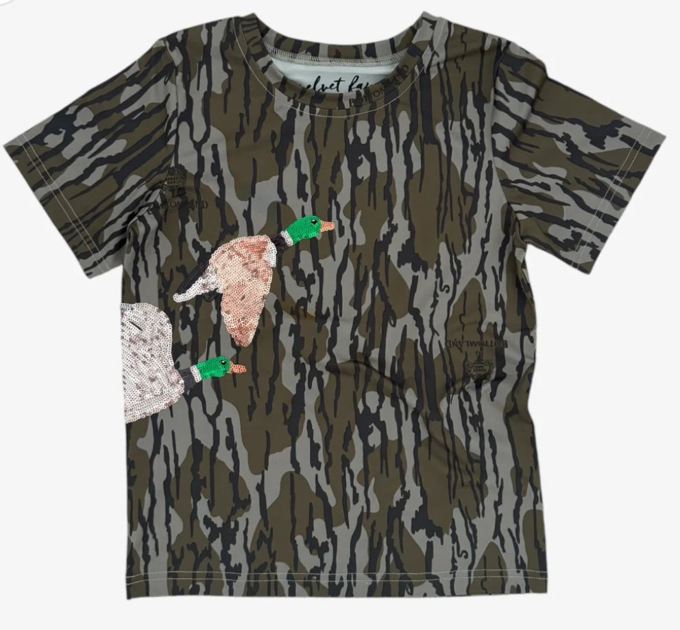 Flying Mallard Sequin Tee