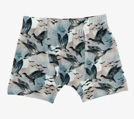Bamboo Boxers Mallard Sky
