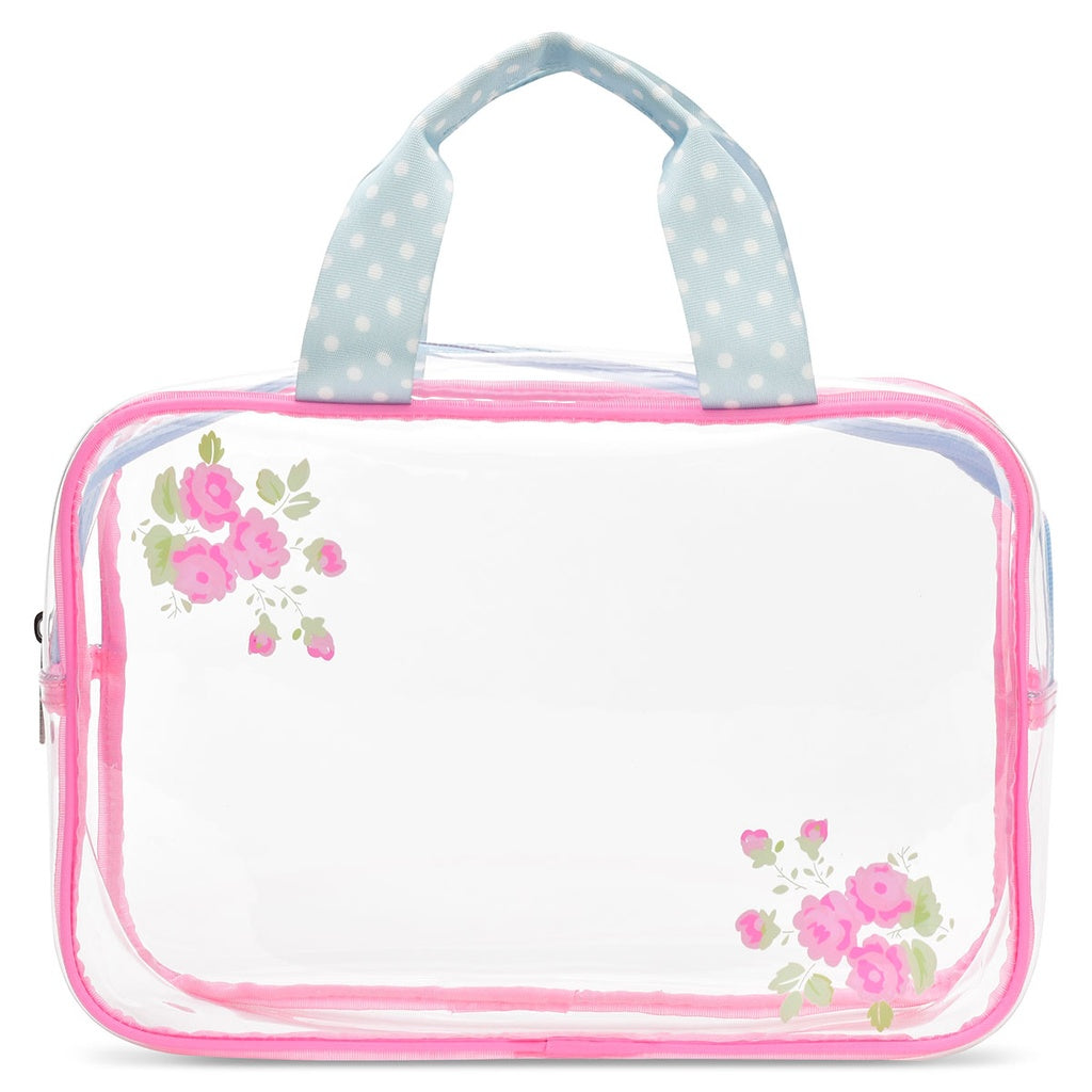 Ditsy Floral Cosmetic Travel Trio Bag
