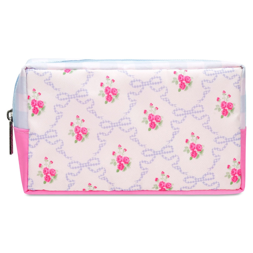 Ditsy Floral Cosmetic Travel Trio Bag