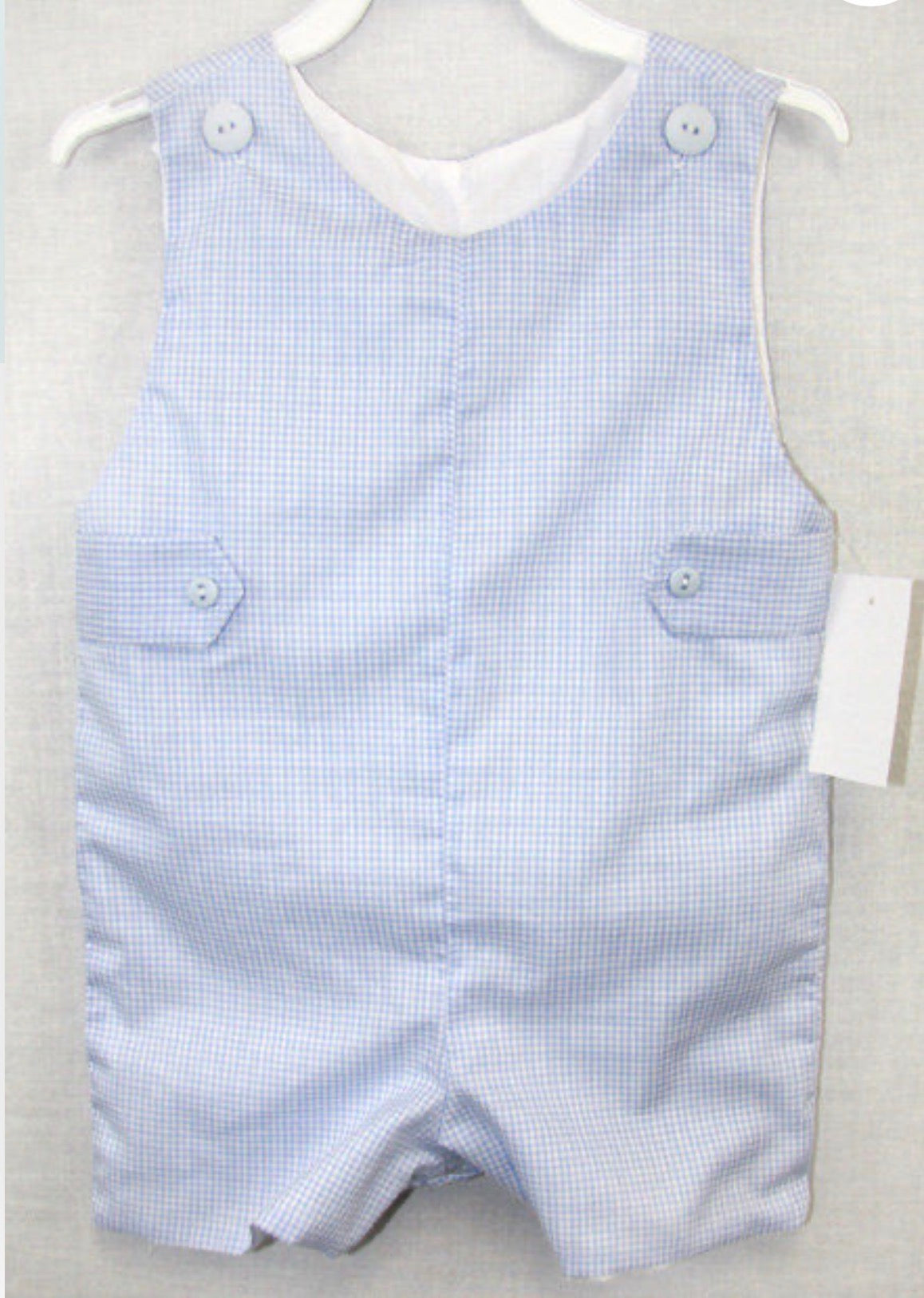Blue Gingham Shortall