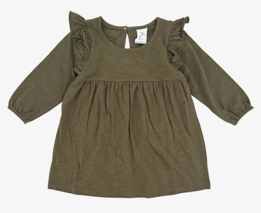 Cora Dress, Mallard Green