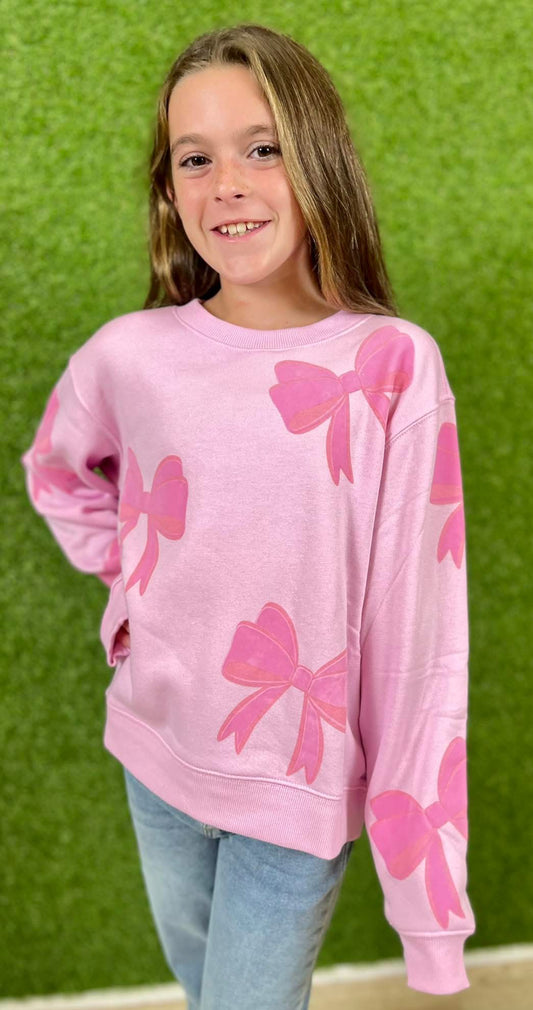 Ribbon Bow Sweatshirt