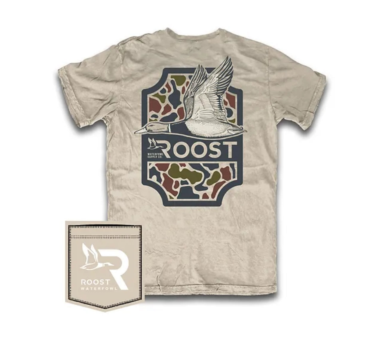 Sand Roost Camo Shield Tee