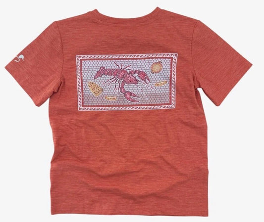 Ridge Athletic Tee, Crawfish Mosaic
