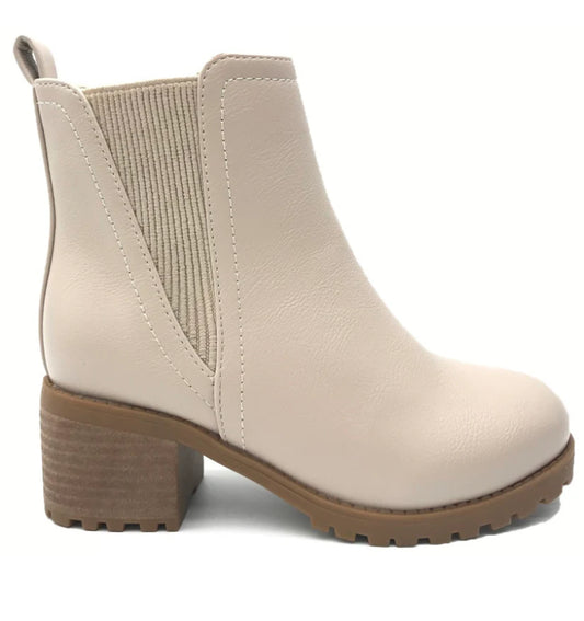 Beige Little Pratt Bootie