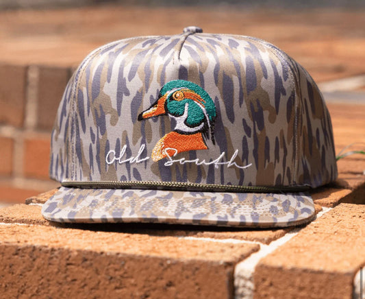 Wood Duck Island Camo Hat-One Size