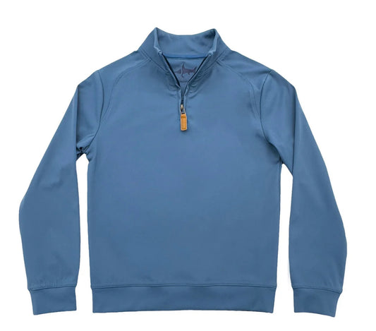 Collins Performance Quarter Zip, Blue