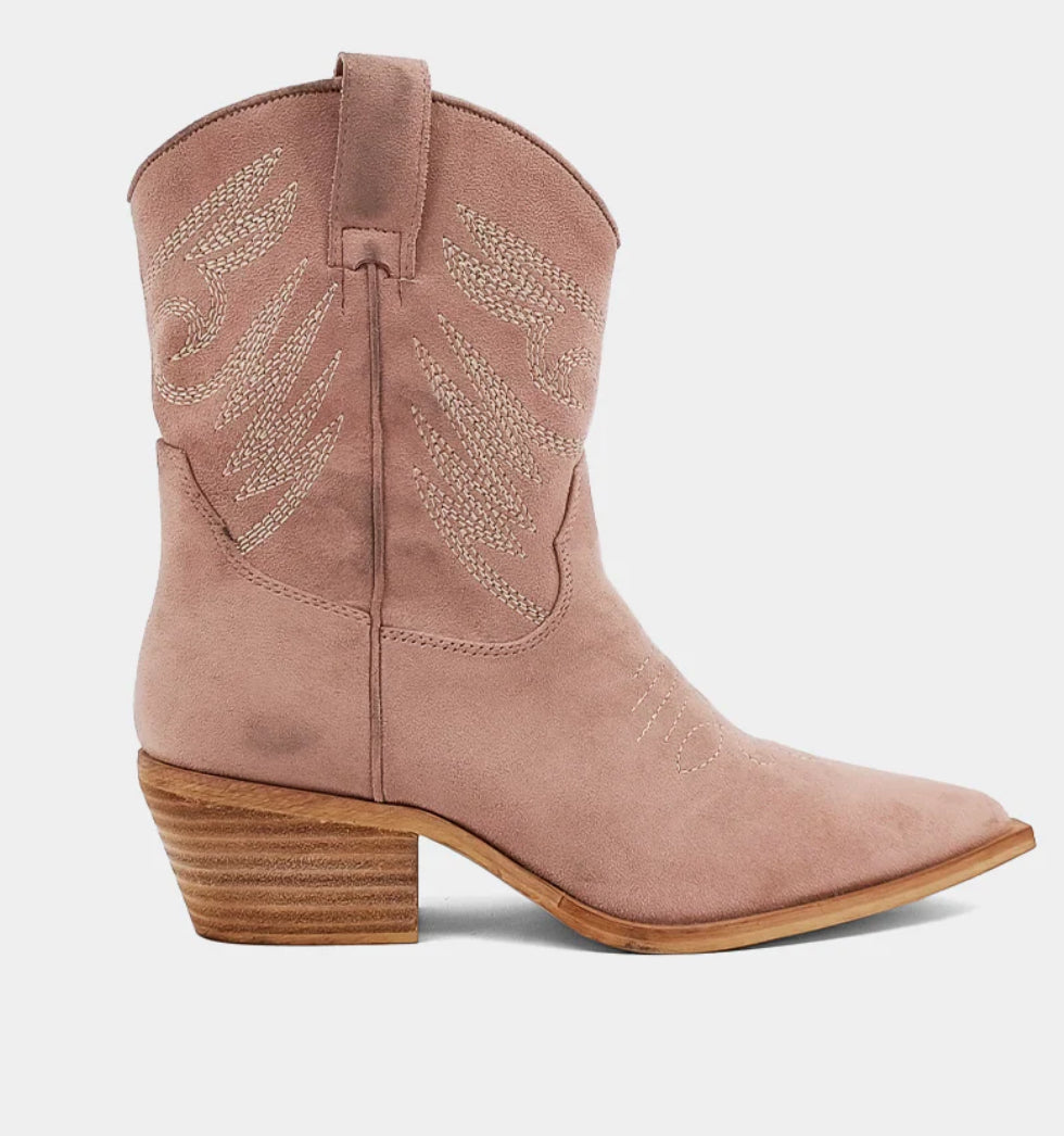 Rose Suede Zahara Mini Sneaker