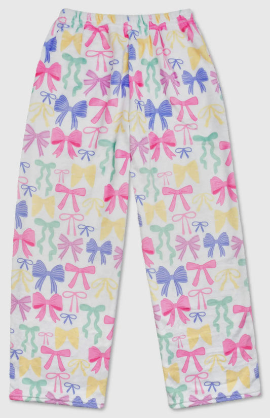 Beautiful Bows Plush Pants
