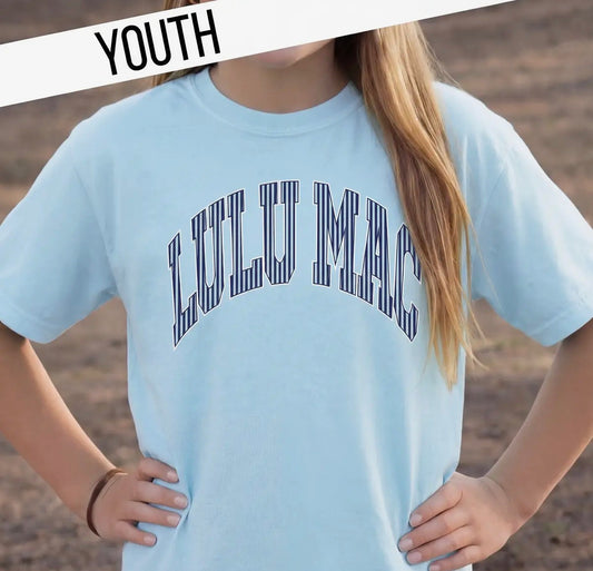 Chambray Stripe Lulu Mac T Shirt