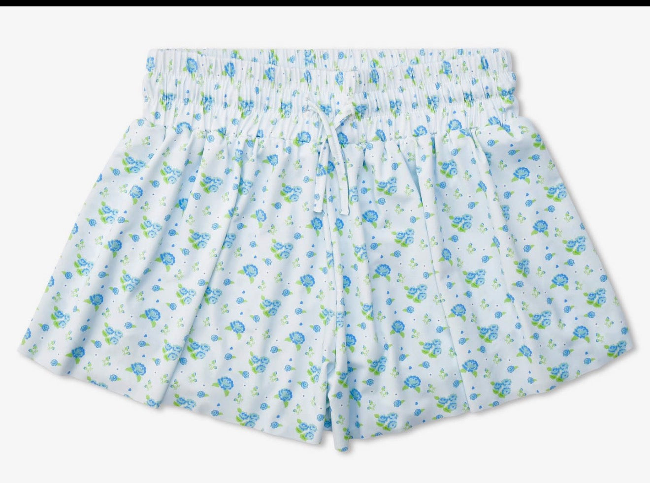 Butterfly Shorts , Blue Floral