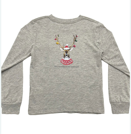 LS Christmas Ornament Deer Graphic Tee