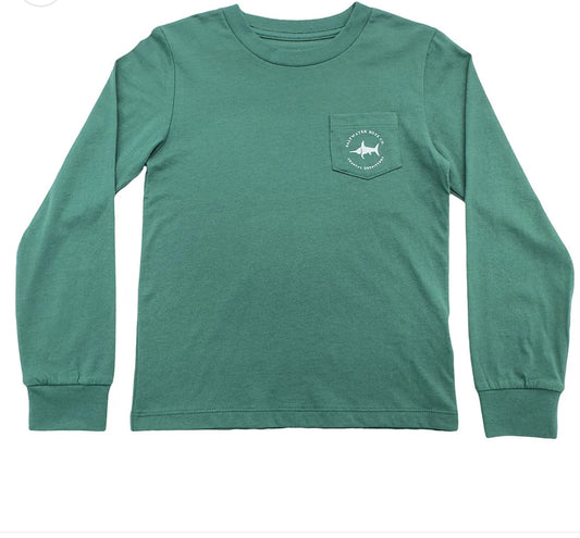 Graphic Tee LS , Santa Hat