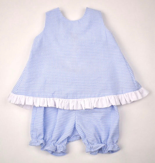 Popover Set, White Ruffle