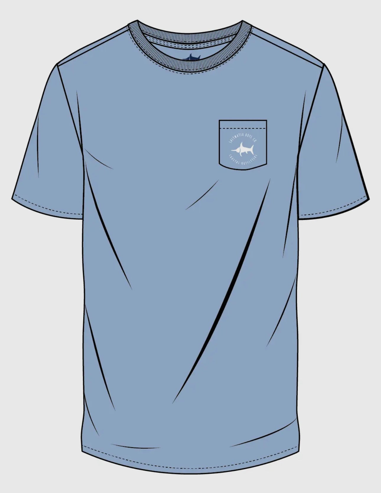 SS Tee, Blue Wahoo